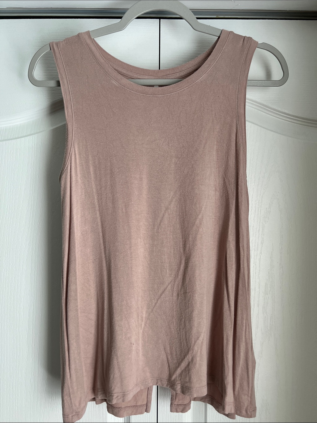 Halogen Dusty Rose Sleeveless Scoop Tank